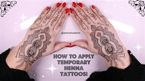 are there fake henna tattoos